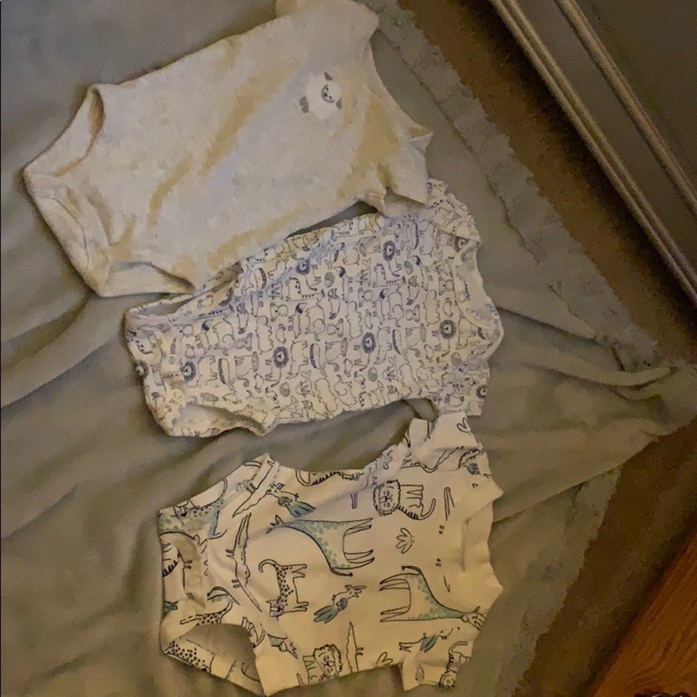 3 animal onesies